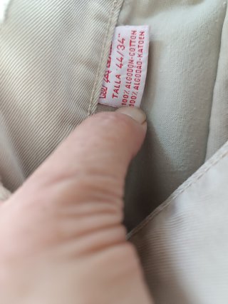 Vaqueros beige retro hombre T.44