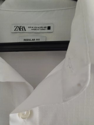 Camisa ZARA Blanca Talla M