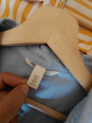 Camisa H&M azul Talla M