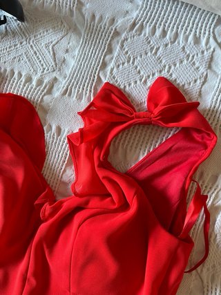 Vestido de fiesta rojo y graduacion