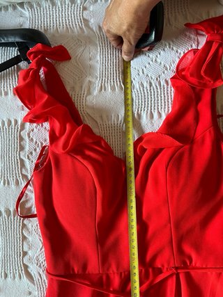 Vestido de fiesta rojo y graduacion