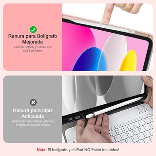 Teclado iPad 11 Gen A16 2025 / iPad 10 Rosa