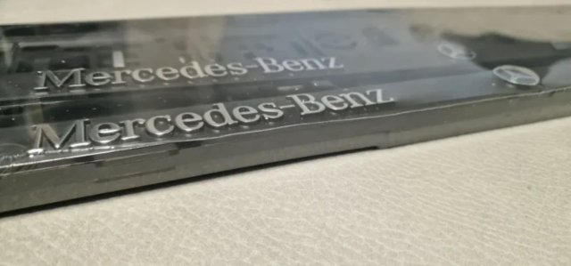Marco matrícula Mercedes Benz emblema AMG logo Mer