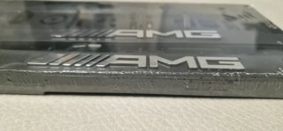 Marco matrícula Mercedes Benz emblema AMG logo Mer