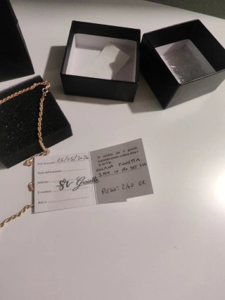Cadena de oro 9k 375