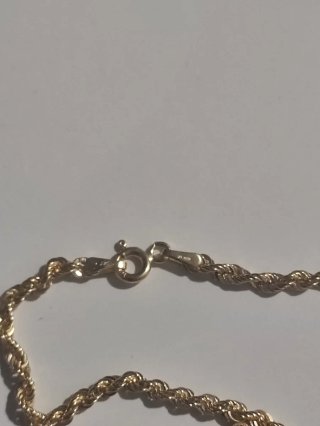Cadena de oro 9k 375