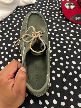 Zapatillas Scalpers Piel Talla 41 Verde