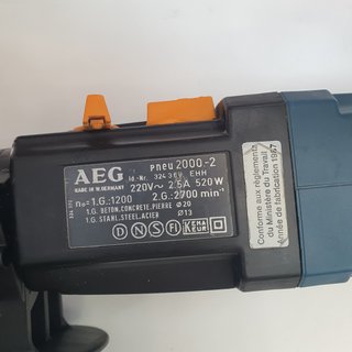 Taladro Electrico Aeg Pneumatic 2000-2 Azul