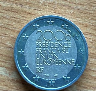 Moneda 2€ Francia 2008 Presidencia UE