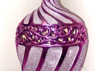 Vaso ornamentale glitterato