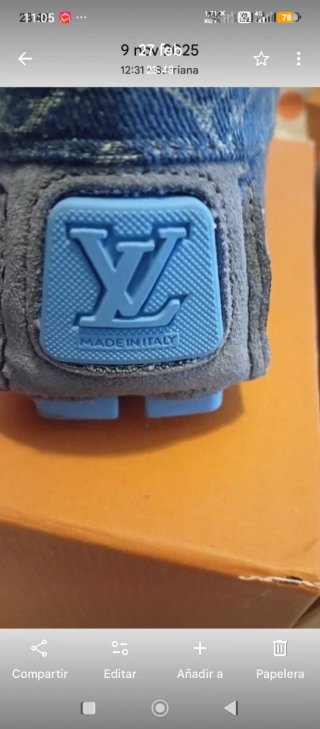 Mocasines Louis Vuitton Originales Denim