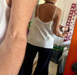 Top o blusa de satén Etam Talla S