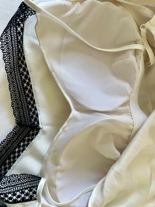 Top o blusa de satén Etam Talla S