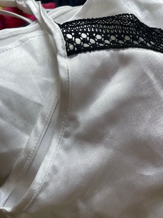 Top o blusa de satén Etam Talla S