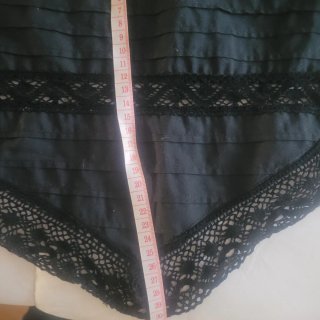 Conjunto huertana negro encaje