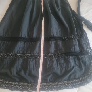 Conjunto huertana negro encaje