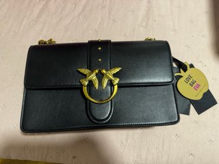 Bolso Pinko Negro Eva Bag Apple