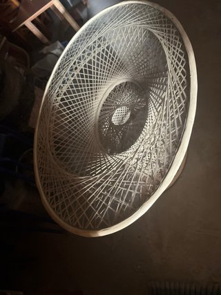Mesa de resina blanca