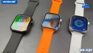 WISME WS-X21 smartwatch 45mm with 10straps, IP67