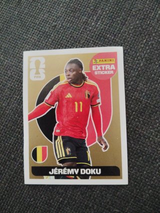 Carta Doku Oro Mundial Panini Extra Sticker