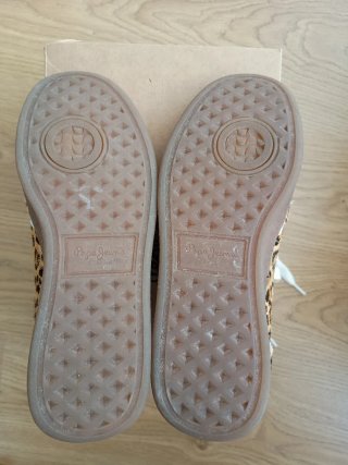 Estilosas zapatillas Pepe Jeans Animal Print PIEL
