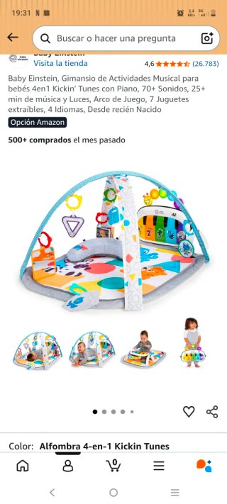 Gimnasio de juegos para bebé