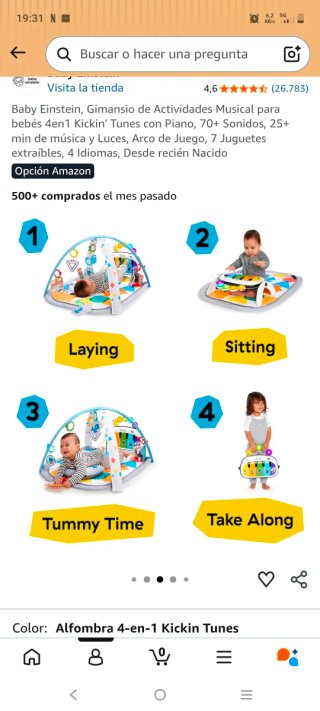 Gimnasio de juegos para bebé