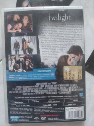 DVD originale Twilight con cartoline
