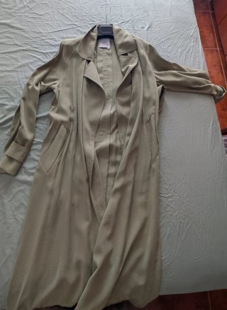 Gabardina Mango Verde Talla Única
