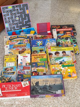 Lote de juegos de mesa clásicos