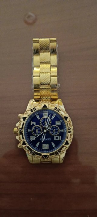 Reloj chapado en oro 18k