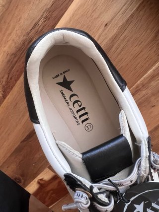 Zapatillas Cetti Zebra Blancas y Negras