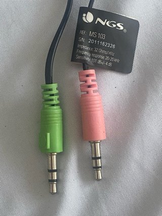 Auriculares NGS MS103 con micrófono para PC