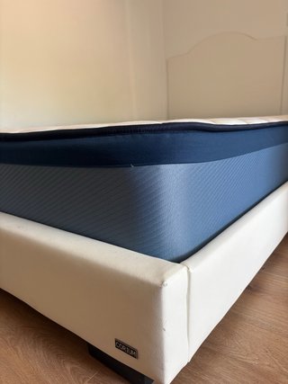 Colchón viscoelástico y base 140 cm