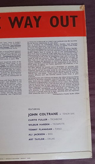 Vinilo LP John Coltrane Jazz Way Out