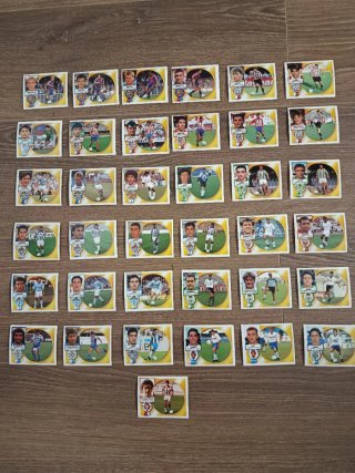 295 Cromos Liga 94/95. Ediciones este.