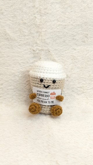 Pack Regalo Café: Peluche y Stickers