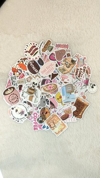 Pack Regalo Café: Peluche y Stickers