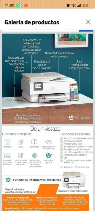 Fotocopiadora HP Multifunción