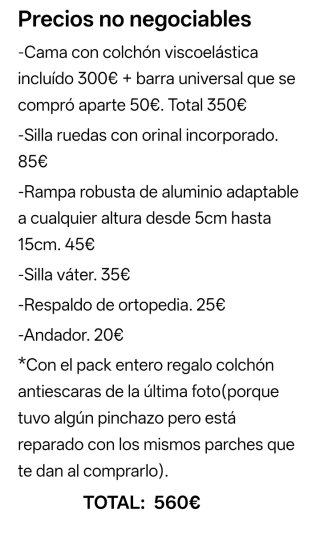 Pack ayudas a ancianos o con movilidad reducida