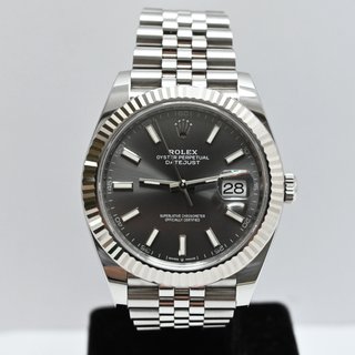 Rolex Datejust 41mm Acero Bisel Oro Blanco