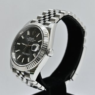 Rolex Datejust 41mm Acero Bisel Oro Blanco