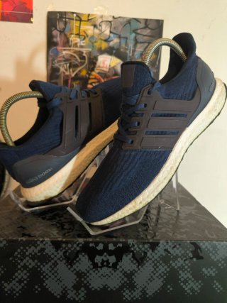 Adidas Zapatillas Azul y Blanco