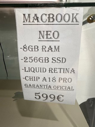 MacBook NEO Rosa Apple