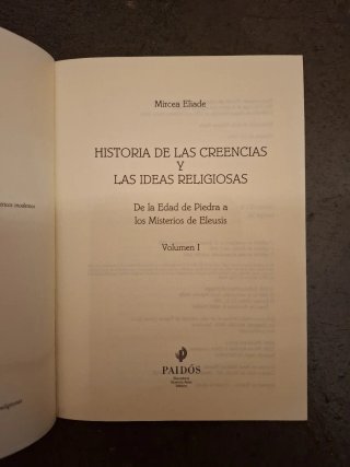 Historia de las creencias y las ideas religiosas