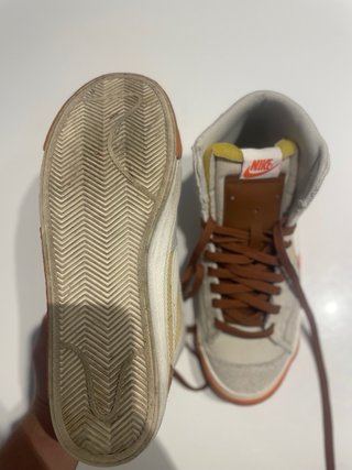 Zapatilla Nike Blazer Mid Beige/Naranja