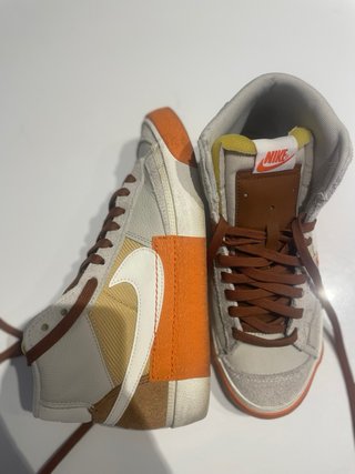 Zapatilla Nike Blazer Mid Beige/Naranja