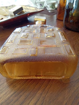 Botella Arbora vintage ámbar