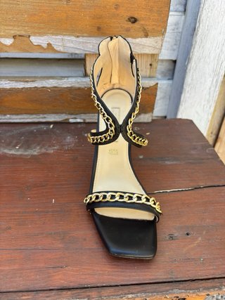 Sandali Prima Donna Vera Pelle Tacco Catena