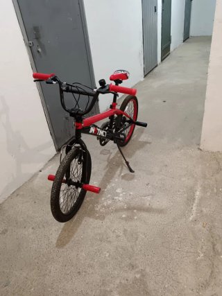 Bicicletta BMX Freestyle Acciaio Rossa